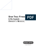 Star Trac E-TRx Manual