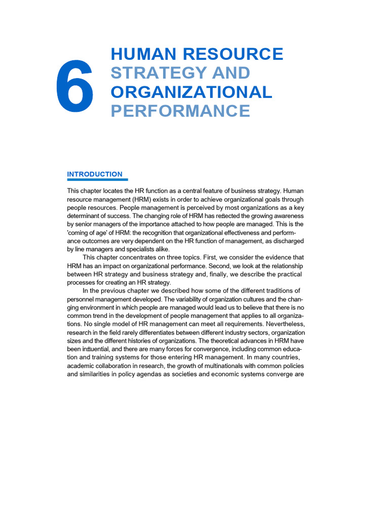Essentials+ (chapter+6-+Human+Resource+Strategy ) | Download Free PDF ...