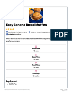 Easy Banana Bread Muffins - Love From The Oven