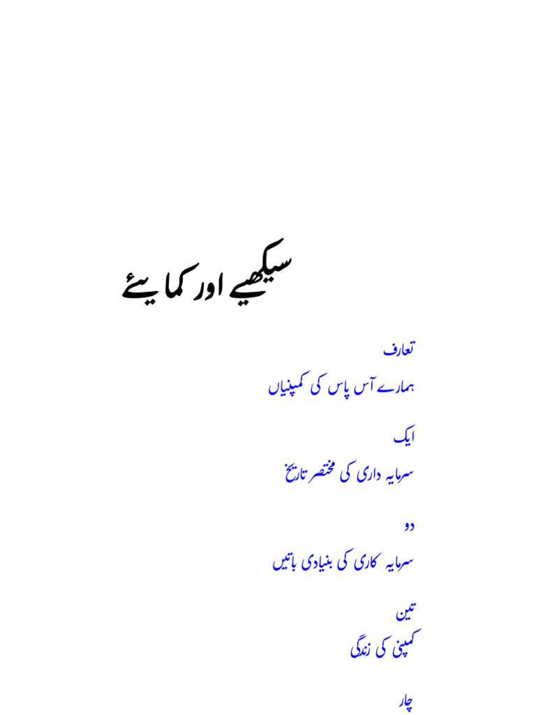 Learn To Earn A Beginner's Guide To The Basics of Investing and