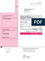 Facture Émise Par: Soges Za Les Coteaux 97228 Sainte Luce: Consommations Jusqu'au 30 Novembre 2021