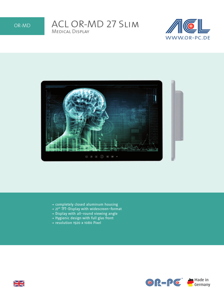 ACL-Datasheet OR-MD 27 Slim | PDF