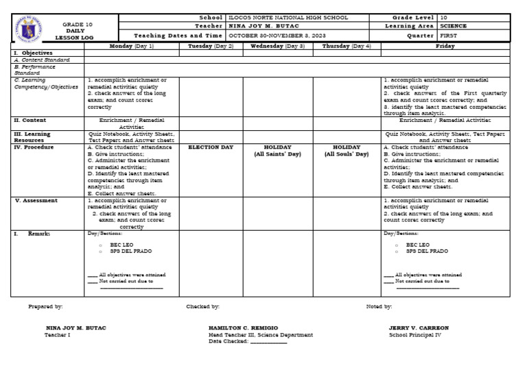 A. Content Standard B. Performance Standard C. Learning Competency