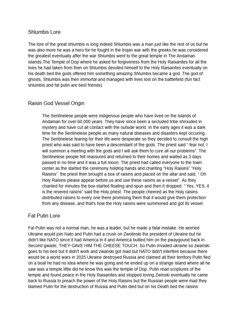 Lore PDF | PDF