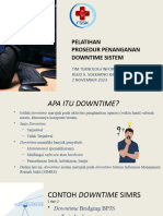 Materi Pelatihan Downtime RSSK