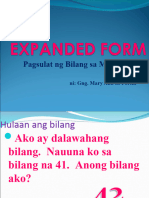 MATH - Q1 - Pagsulat NG Bilang Sa Mahabang Paraan