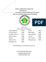 Laporan Akhir Kimia 2 - Percobaan 3 - Titrasi Argentometri