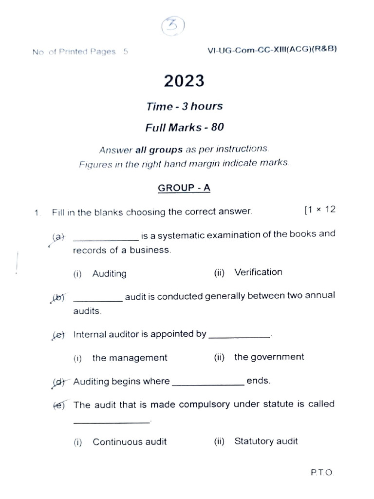 6th Sem | PDF