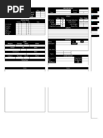 Grimoire of Heart Character Sheet