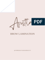 Apostila+ +Brow+Lamination+