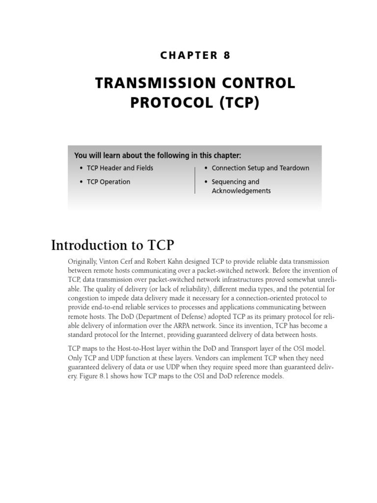 Tcp header pdf transmission control protocol port computer