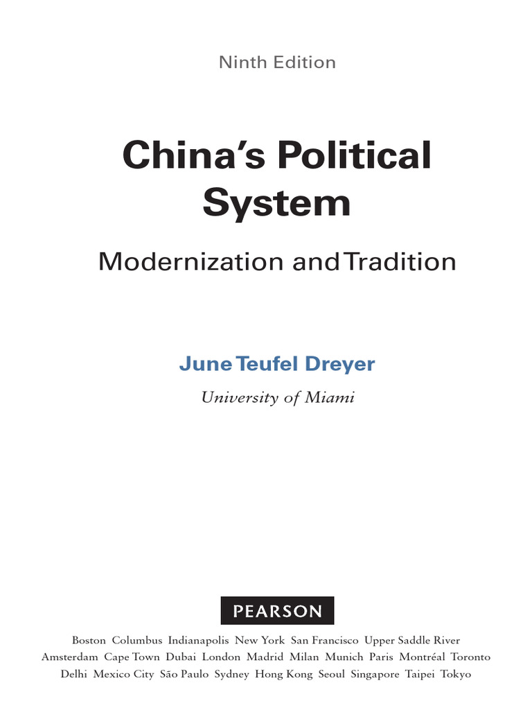 China's Political System: Modernization and Tradition | PDF | China ...