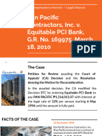 PPT Pan Pacific Contractors, Inc. v. Equitable PCI Bank, G.R. No. 169975, March 18, 2010