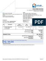 Invoice Bendera