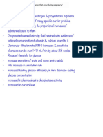 Biochemical Changes in Pregnancy