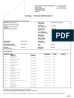 Certificate of Insurance Listing / Senarai Sijil Insurans: For Spikpa