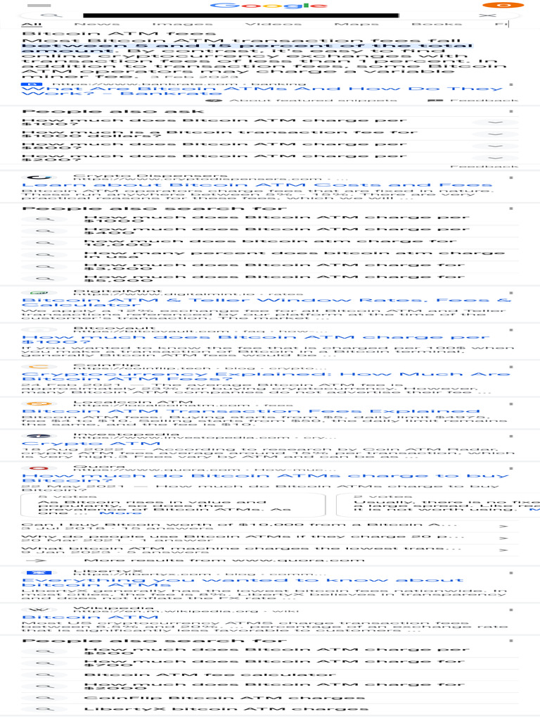 How Many Percent Does Bitcoin Atm Charge - Google | PDF | Cryptocurrency |  Automated Teller Machine