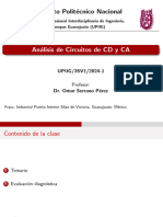 Temario y Evaluación - Analisis de Circuitos de CD y CA - 2024-1