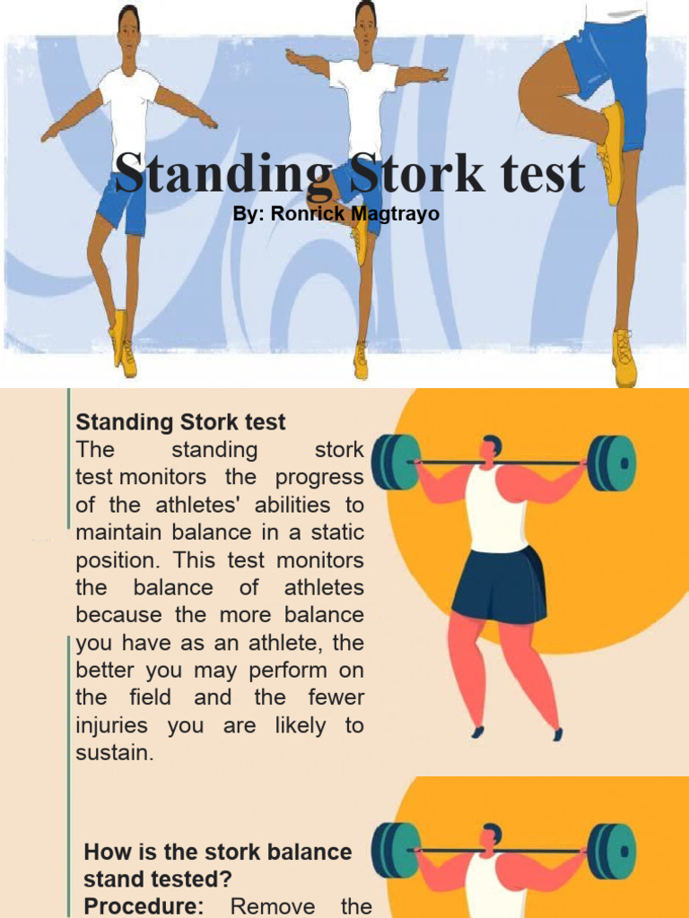 Standing Stork Balance Test Guide | PDF