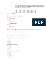 KS3 Sound Waves Differentiated Homework Worksheet LA