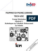 Fil-12 Filipino-Tech-Voc Q1 Mod1 Wk1