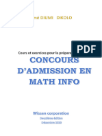 Aimé Diumi, Concours Math Info 2020-1