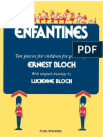 Bloch e Enfantines b49 Ten Piano Pieces For Children