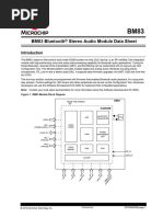 BM83 Bluetooth Stereo Audio Module Data Sheet DS70005402B