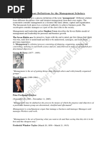 Management Documents & PDFs | Scribd