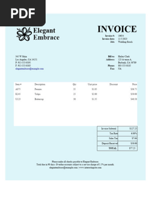 Simple Invoice