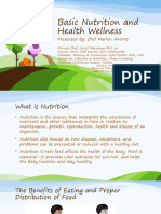 Basic Nutrition and Health Wellness