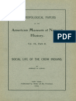 Robert H. Lowie - Social Life of The Crow Indians