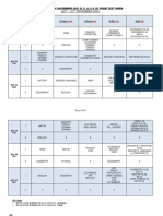 Schedule of Nov 2021 Test Week - D, C, A & S Form