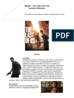 Narativ - The Last of Us I Díl