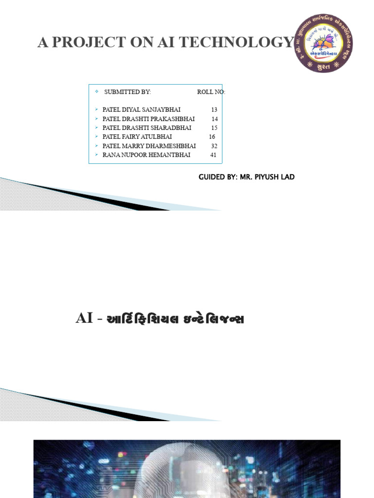 Ai Technology Project | PDF