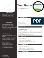 Resume Formats-Three Samples