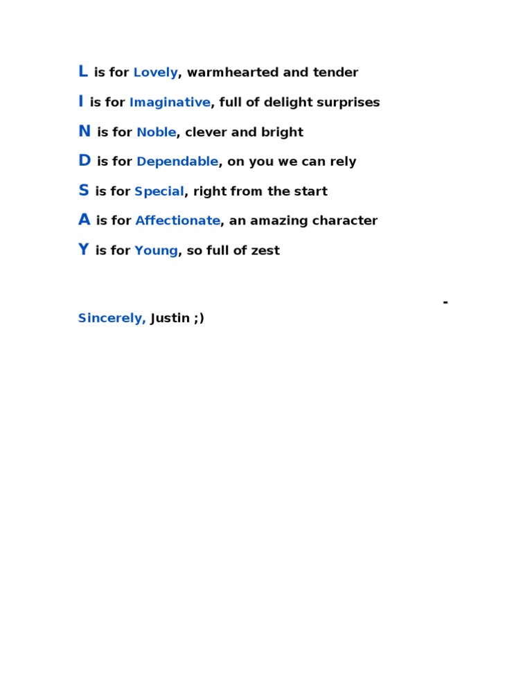 Lindsay | PDF