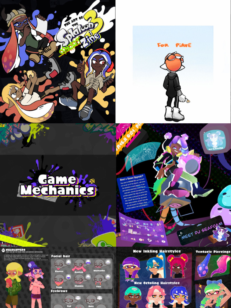 Splatoon Three Concept Zine | PDF