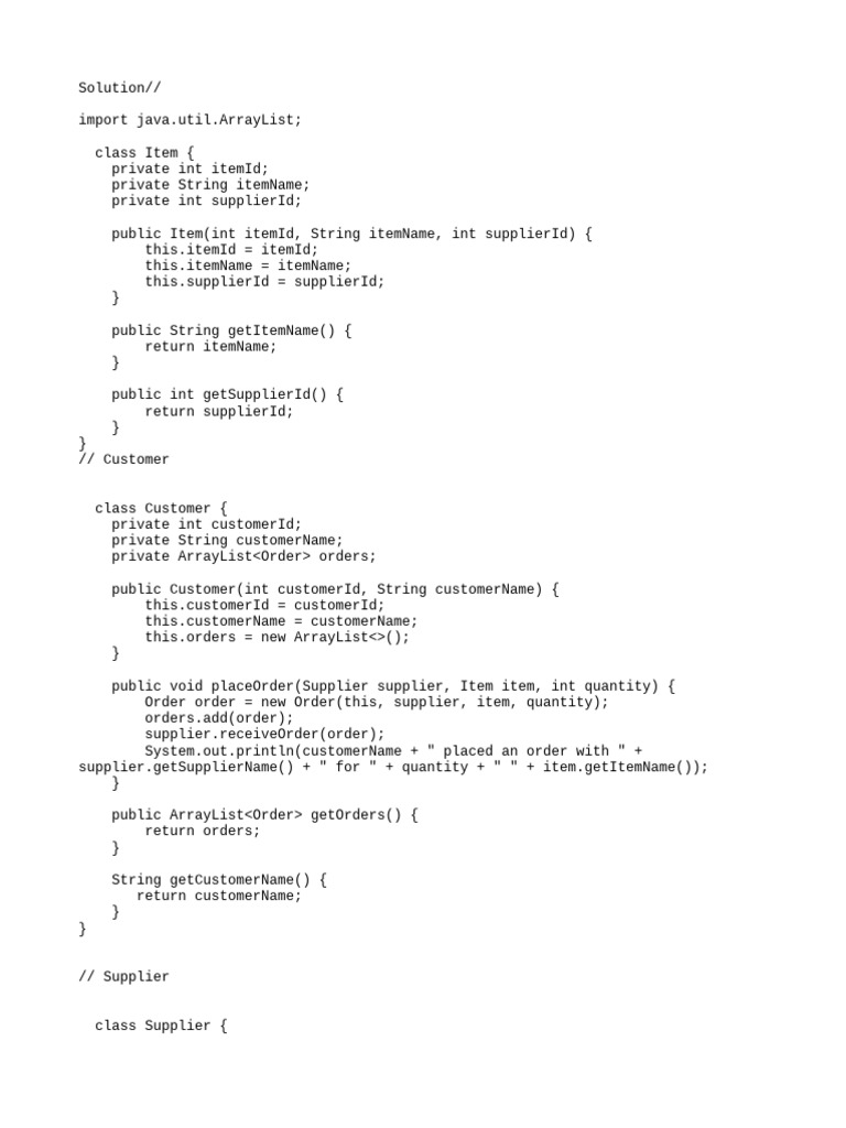 CaseStudy Solution | PDF | Object Oriented Programming | Systems ...