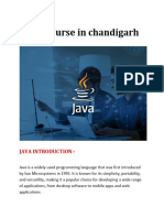 Java Course in Chandigarh