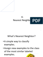 Lecture 22 - K-Nearnest Neighbours