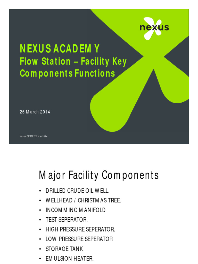 Components of Oil Flow Stations | PDF | Buoyancy | Energy Technology