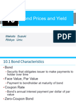 Bond Prices and Yield: Makoto Suzuki Rikkyo Univ