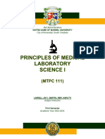 MTPC 111 PMLS Course Outline