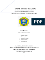 MAKALAH KONSEP DASAR IPA DINI TENTANG HEWAN 13 Oktober Baru