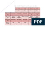 Jadwal Ulangan