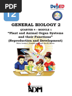 Grade 12 General Biology2 Q4 Module 1 Reproduction and Development. For Printing