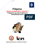 FIL9 Q4 Mod7 Mga Angkop Na Salita Ekspresyon - v4