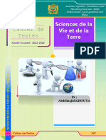 Cahier de Textes: Sciences de La Vieetdela Terre