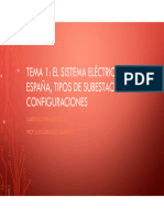 EL SISTEMA ELÉCTRICO EN ESPAÑA y TIPOS DE SUBESTACIONES